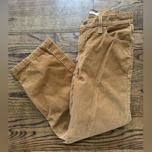 Levi’s 514 Straight Corduroy Pants Brown Tan Slim Straight Women’s 26